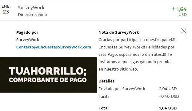 survey work pago survey