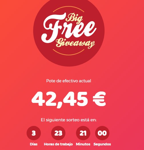 BigFreeGiveaway SORTEOS GRATIS para ganar dinero 2019🤑